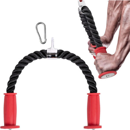Tricep Rope Cable Attachment, 27 & 36 inch Colour Black