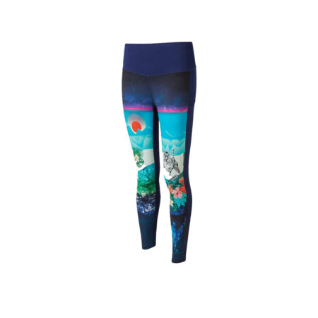 Women's Life Crop Tight Colour Deep Blue Dreamscape
