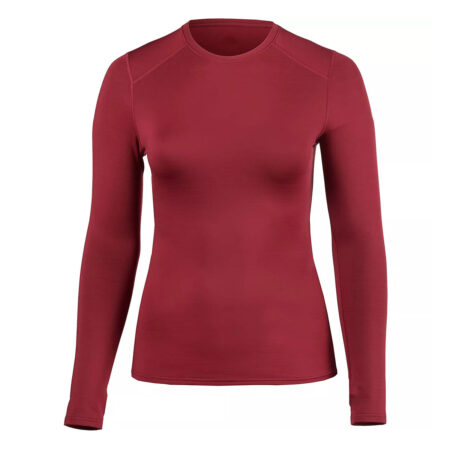 Women's Long Sleeve Top Colour Red